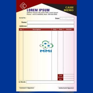 Cash Memo Color