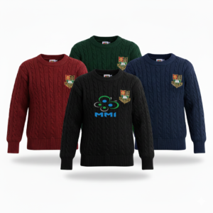 Colored variation Designed round neck