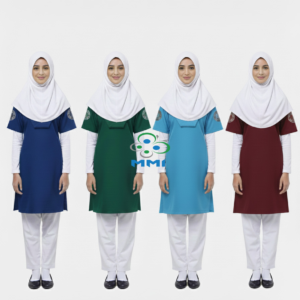 Girl_s Scl Dress Color Varient with hijab