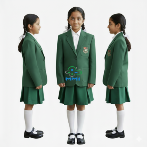 Girls blazer green