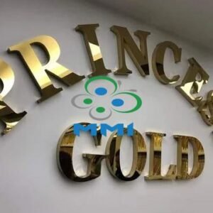 Golden Color SS Letter Cutting