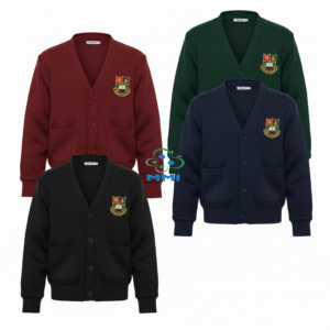 Multi Color V Neck Cardigan