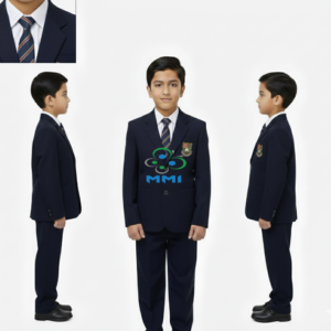 Navy blu blazer 2 angle