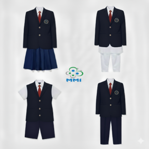 Normal School Dress With Blazer & Tie