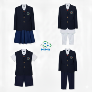 Normal School Dress With Soiter & Blazer